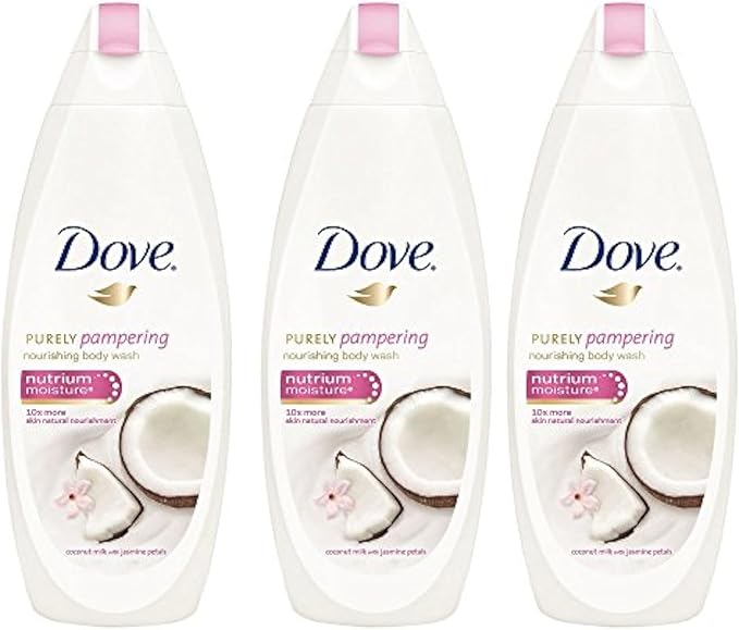 Dove Purely Pampering Coconut Milk with Jasmine Petals Body Wash 500ML (3 pack) Design may vary - Image 2